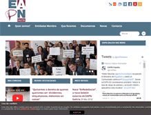 Tablet Screenshot of eapn-galicia.com